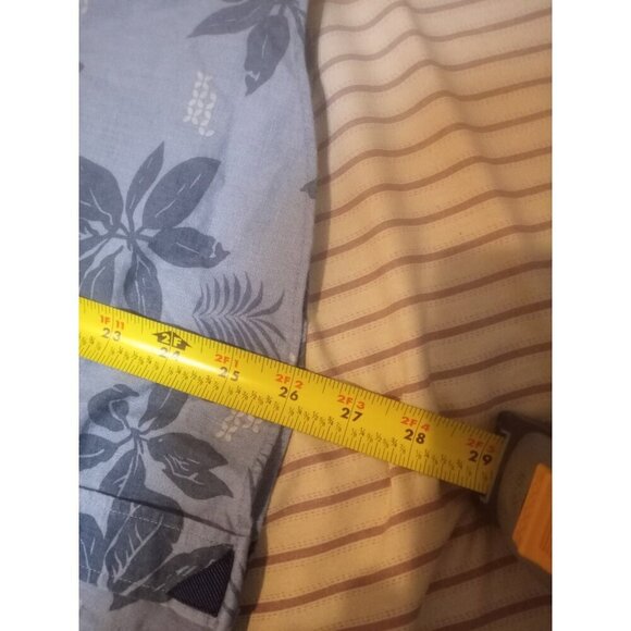 UNTUCKit Bairrada Hawaiian Button Shirt Mens Medium M Blue Floral Short Sleeve - Picture 11 of 11